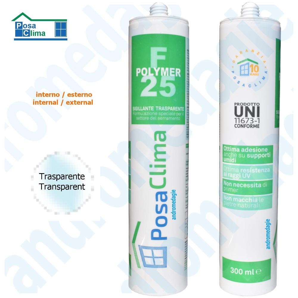 TRANSPARENT F-POLYMER 25 SEALANT 300ML