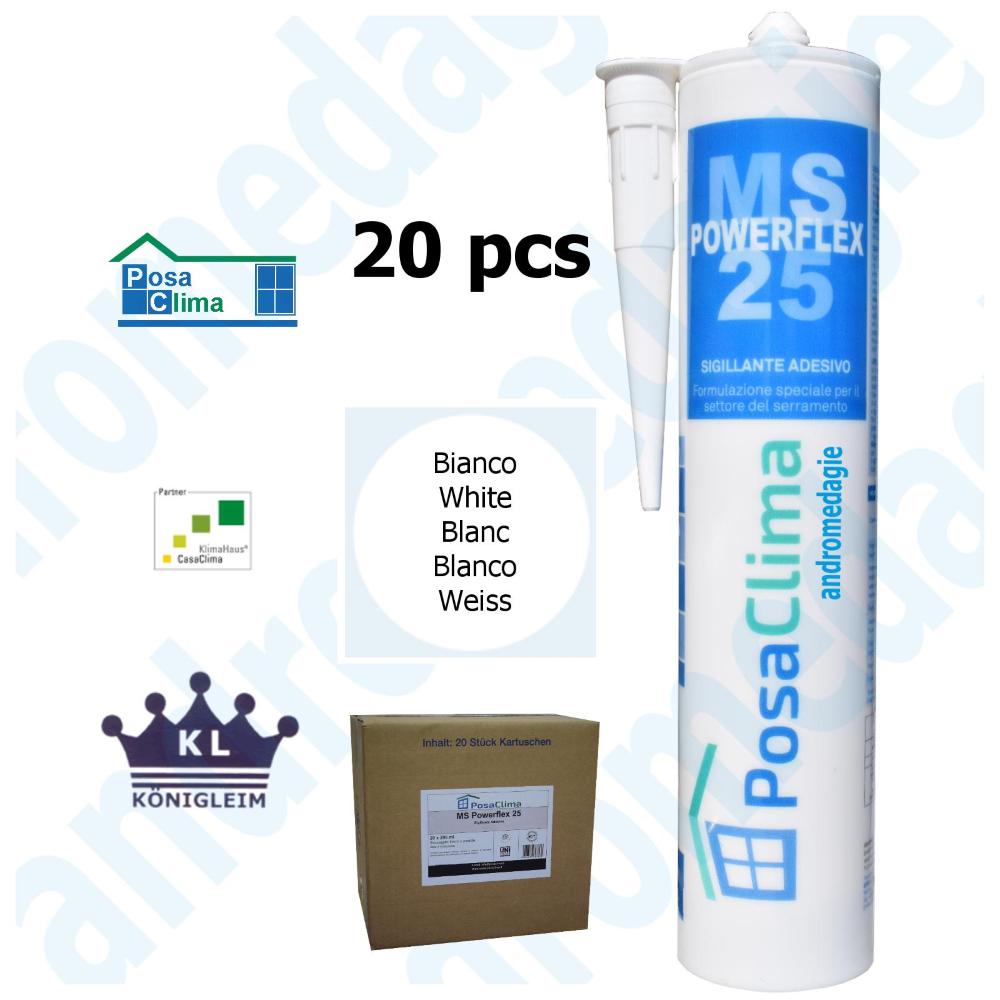 MS POLYMERE HANNO 290ML BLANC 20 PCS