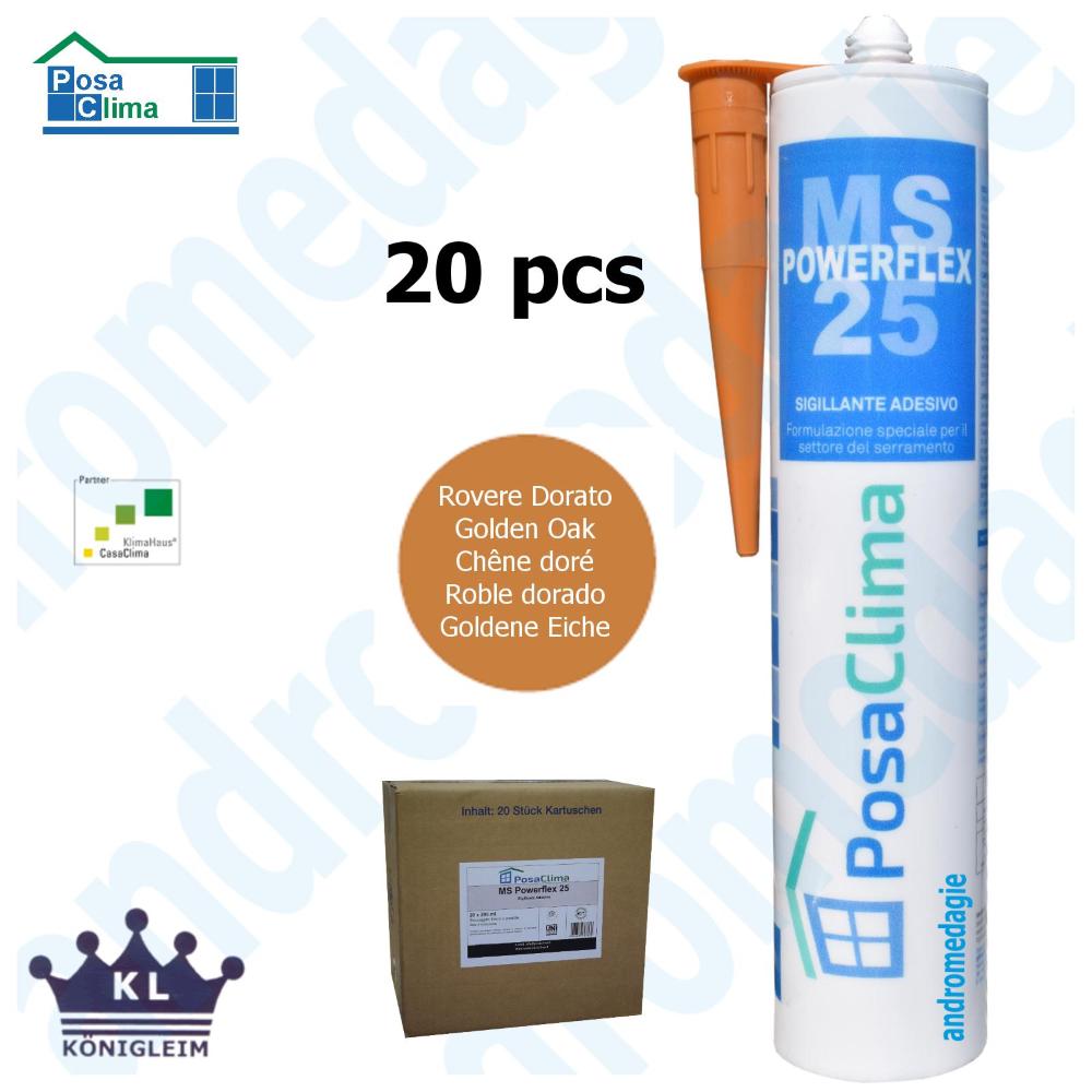 MS POLIMERO HANNO 290ML ROBLE DORADO 20 UDS