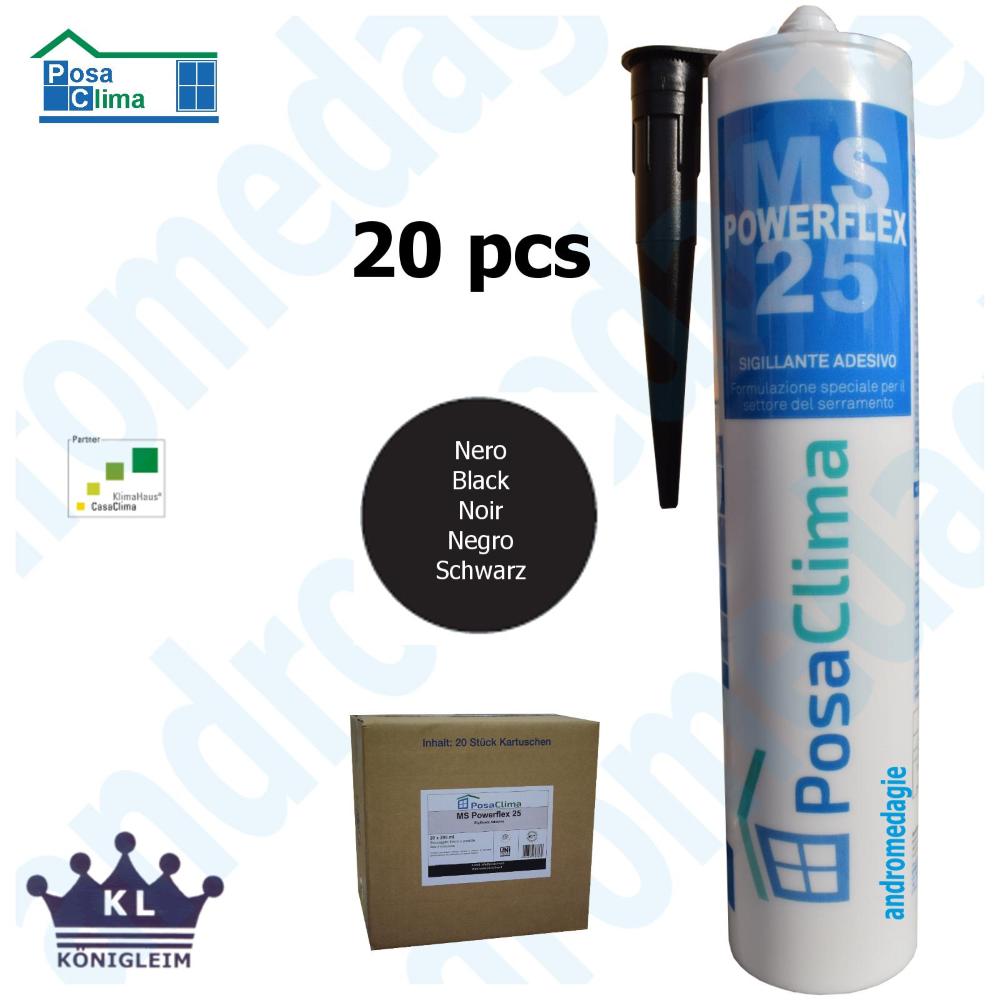 MS POLIMERO HANNO 290ML NERO 20 PZ