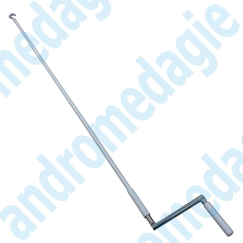 ARTICULATED MANUAL ROD WITH HOOK L=1800 MM