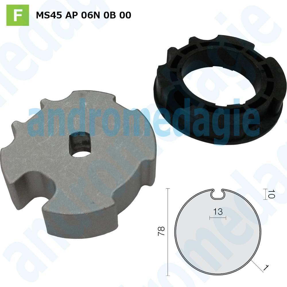 POLEA CORONA OGIVE Ø78 MM S45