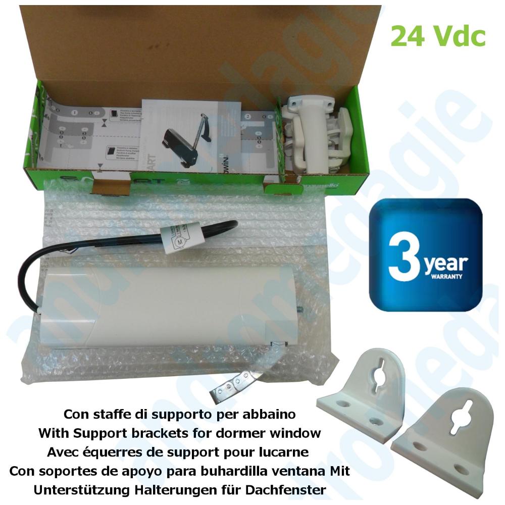 SMART 24V BLANCO + SOPORTES DE BUHARDILLA BLANCO