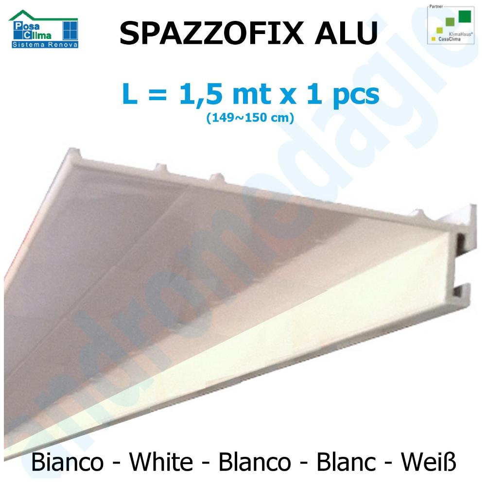 SPAZZOFIX ALU BIANCO L=1,5MT (149~150CM)