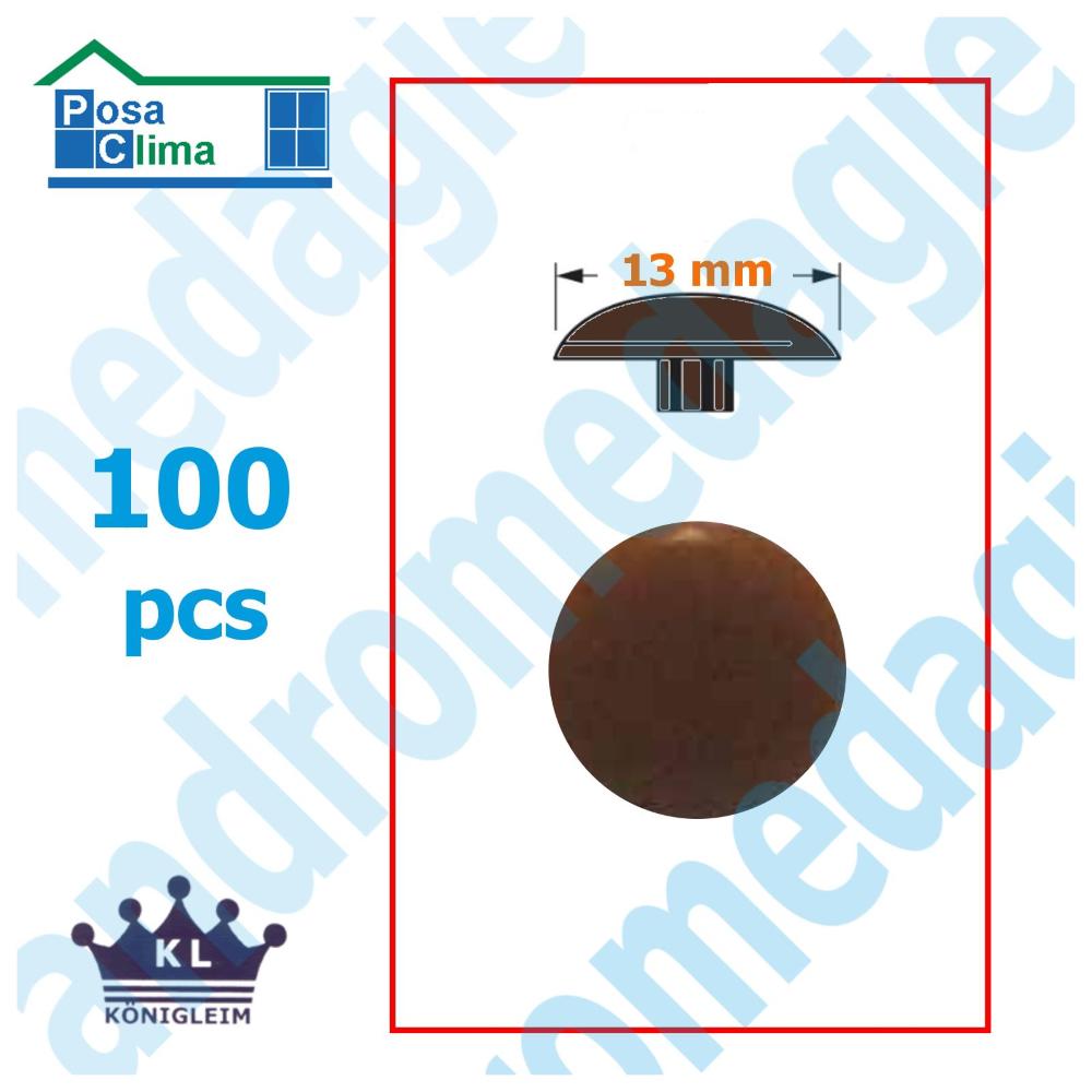 CACHE-VIS T30 MARRON 100 PCS